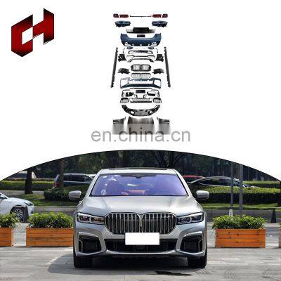 CH Newest Auto Parts Hood Spoiler Black Bumper Plates Led Tail Lamp Bodykit Part For BMW G11 G12 2016-2019 Upgrade to 2020