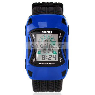 SKMEI 0961 PU Strap Water Proof 50 M Alarm Diver Auto Date Complete Calendar Day/Date Car Watch