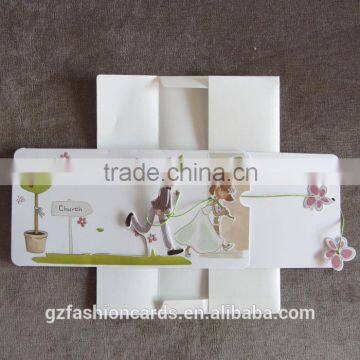 New Products Boy and Girl Romatic Creative Wedding Dress Card photo-4
