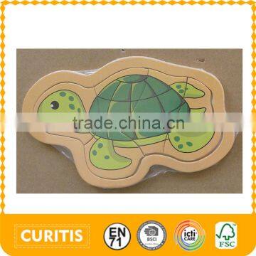 Non-Toxic Wood Puzzle For Little Kids Popular Kids Puzzle Games 15*13 5Pcs Cheap Puzzle Toys photo-3