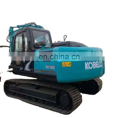 Used Japan made Midi crawler excavator Kobelco SK140 digger 14 ton cheap  For sale in China