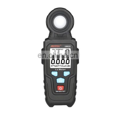 Mestek LM610 Illumination Meter Hand-Held Light luminometer  dynactinometer 100000 LUX Handheld Light Meter for Light Measuring