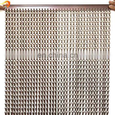 Factory Direct Sale Manufacturer Aluminum Chain Link Metal Curtain Screen