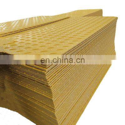 Impact resistant polyethylene paving board load bearing polyethylene paving board