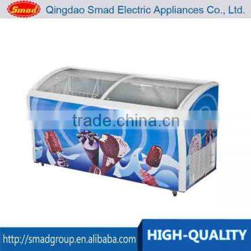 Energy Saving Chest Freezer Glass Door, Ice Cream Freezer photo-2