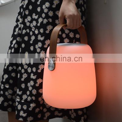 mood table lamp modern smart music player portable lantern plastic led light speaker with light garden lights led solar bar led