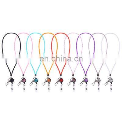 New Arrival Elastic Quality Retractable Mobile Cell Phone Custom Printed Card Holder Lanyard photo-2