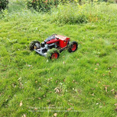 China made radio controlled mower low price for sale, chinese best remote control mower for slopes