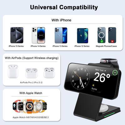 Mobile Accessories New Arrivals 15W Fast Charging Strong Magnet Magnetic Wireless Phone Charger For IPhone photo-4