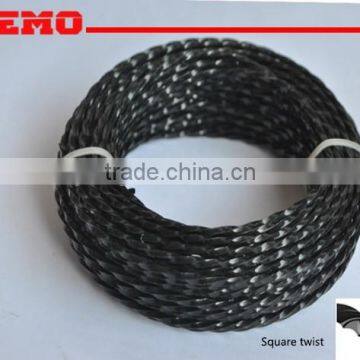 Twist Square Prof Line Trimmer Line PA66 for Brush Cutter Mower Grass Trimmer
