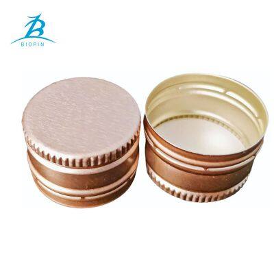 28mm Aluminium Screw Cap for Glass and Aluminum Bottle