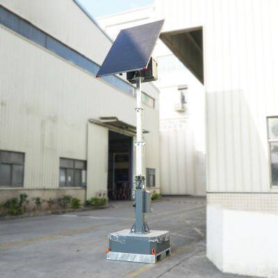 HiGUARD Mobile Solar Off-Grid Security Tower With 4m Manual Mast for Outside Monitoring photo-5