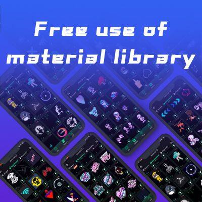 64*64 Automotive Atmosphere Pixel Screen Bluetooth Pixel Screen DIY Decorative Lights Modification Universal Car Ambient Light photo-5