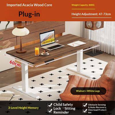 Adjustable Hand Lift Table Frame for Living Room Furniture With Linear Actuator - Ideal for Work, Computer Desk and Coffee Table Use photo-5