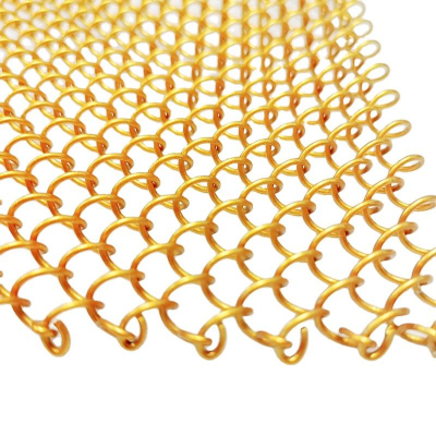Decorative Stainless Steel Spiral Wire Mesh, Suitable for Architectural Partitions, Sizes Can be Customized. photo-5