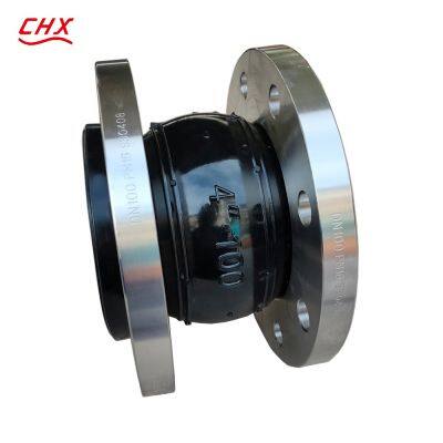 High Quality 8 Inch EPDM Galvanized Neoprene Flexible Rubber Expansion Joint With PN16 Flange