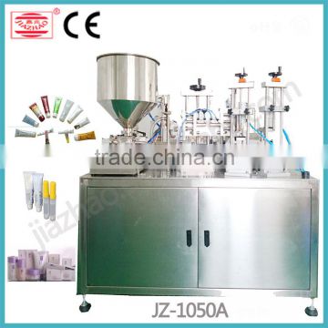 Automatic filling and sealing machine for hand cream