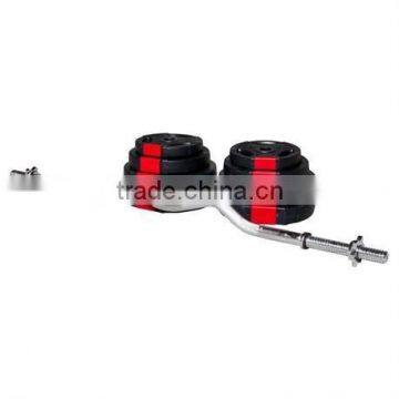 super pure rubber barbell with ez curl bar