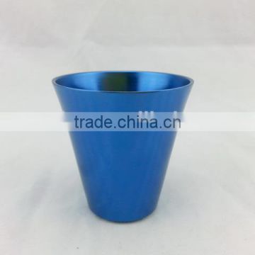 2oz Souvenir Color Printing Anodized Aluminum Shot Glass cup OEM available