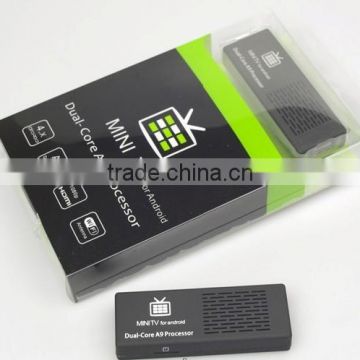 MK808B android tv box mini pc android dual core wi-fi tv box rk3066 bluetooth 1GB RAM 8GB ROM android smart tv stick