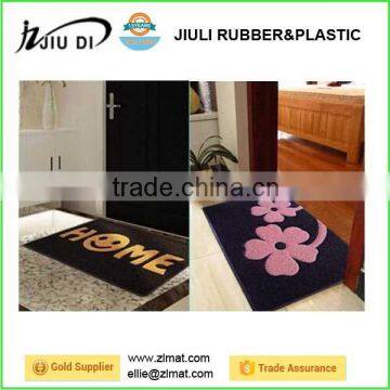 Hot sale anti slip pvc door mat with many patterns