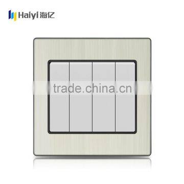 High Quality Products On China Market New Design 4 Gang Electrical Wall Switch