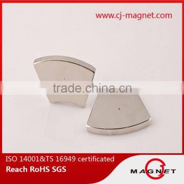 N30SH-N45SH arc permanent ndfeb/neodymium automotive EPS magnet passed by ISO14001, ISO9001, ISO/TS16949