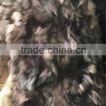 Real Fox Skin Natural Color Animal Fur Plate