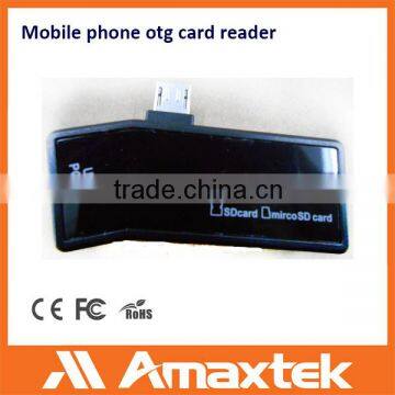 2 Port USB card slot + 1 USB Hub OTG card reader