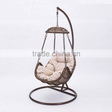 Single Seat Balcony Rattan Springs for Swing Chair Singapore Swing Egg Chair photo-4