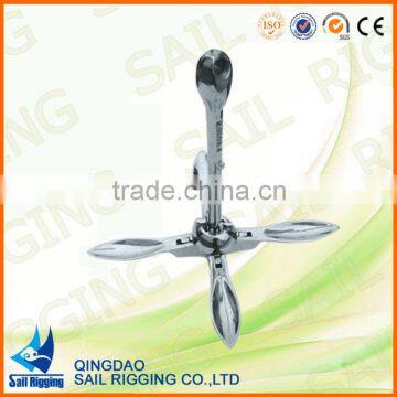 high quality stainless steel folding anchor typy a