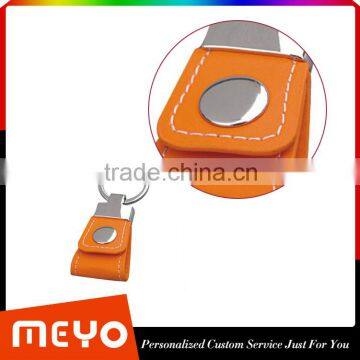 New Products 2015 Innovative Product pu Leather Custom Keychain Metal Keychain photo-3