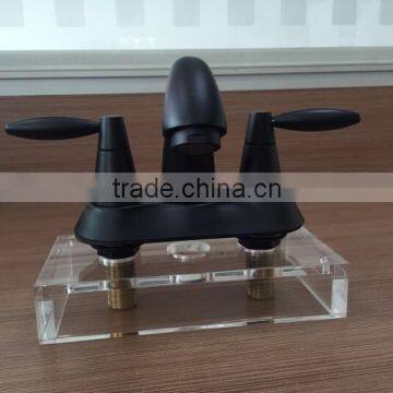 4'' Centerset Lav. Faucet/basin faucet with Brass Drain with Metal Black                        
                                                Quality Choice