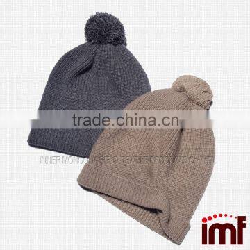 Cashmere Handmade Pom Pom Beanies Hat For Men photo-3