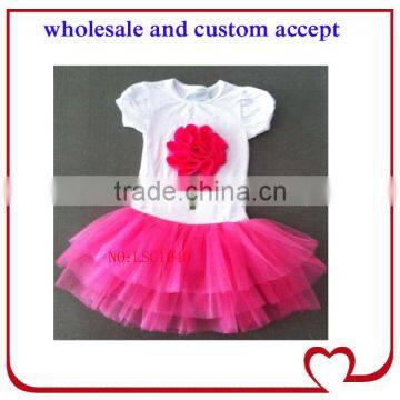 Made in china super quality cheap flower girl dresses under, cube flower girl's tutu dress,summer shortsleeve one-piece dresses