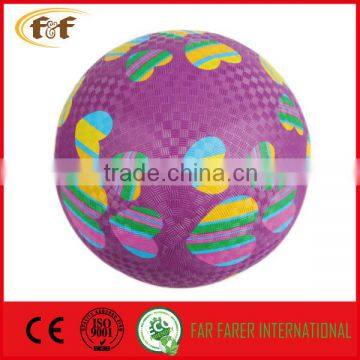 8.5" soft toch kids play Rubber Playground ball