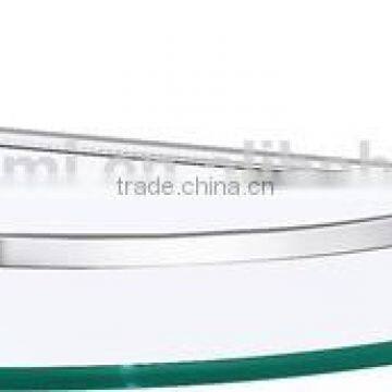 Stainless Steel Corner Glass Shelf, Bathroom Glass Shelf photo-4