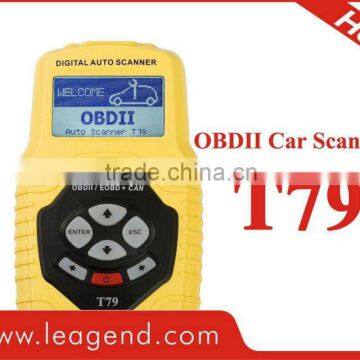 Highend Diagnostic auto scanner T79 auto part OBDII scan gauge