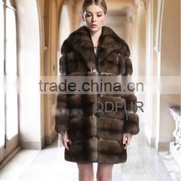 QD23807 sable fur Coat