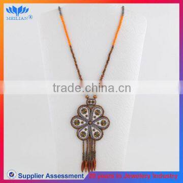 PROFESSIONAL FACTORY multi color glass bead necklace