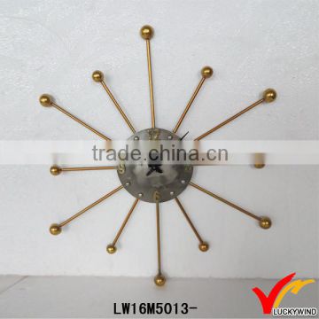 Handcraft Vintage Decorative Sun Shaped Wall Clock