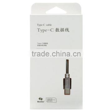BENKS 2.1A Speed Tansfer Type-c Cable 1m Metal Nylon Weave Cable for Type-c Device photo-6