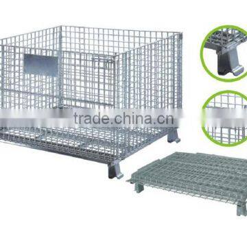 mesh box wire cage metal bin storage container