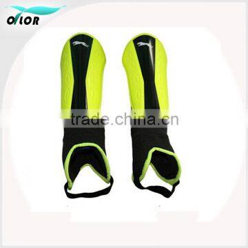 Sports safety soccer ball pp eva materials shin guard with elastic strap