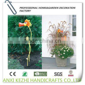 Hand-painted Metal Crafts Garden Stakes Anti-rust Protection