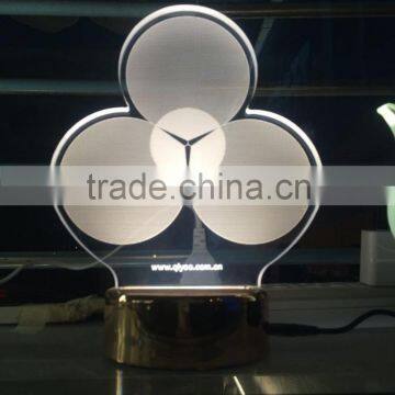 Customized Clear Acrylic Led Brand Sign/Perspex Customized signs