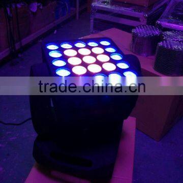 25pcs Led Moving Head Light RGBW Matrix Beam Stage Wash Light Display Shapes Automatic Professional 16/37/112 Channel Party DJ photo-3