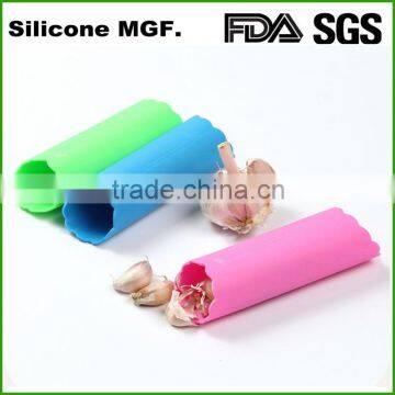 Eco friendly soft rubber commercial garlic peeler silicone material