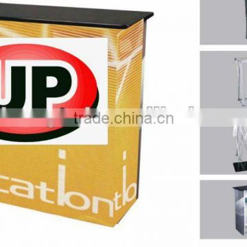 pop up fabric promotion counter