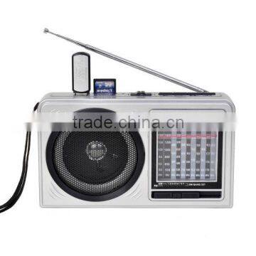 Hot Sale Strap AM/FM/SW 11 Brand USB SD Portable Multiband Radio